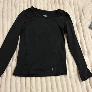 Dancskin black, long sleeve shirt